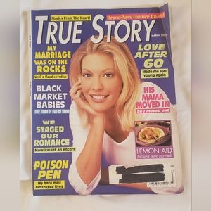 True Story Vintage March 2002 Stories From The Heart! Brand New Features Inside!